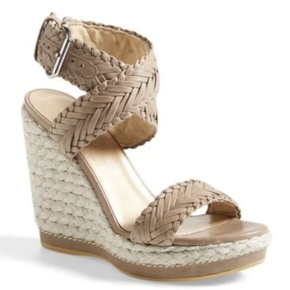 Stuart Weitzman Elixir Wedge Sandal | Made In Spain | Size 7.5 - Picture 1 of 7